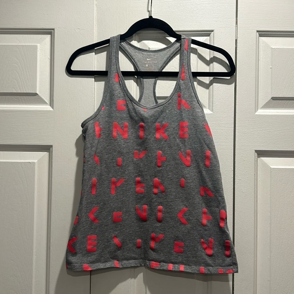 Nike Gray Workout Tank, Size Small